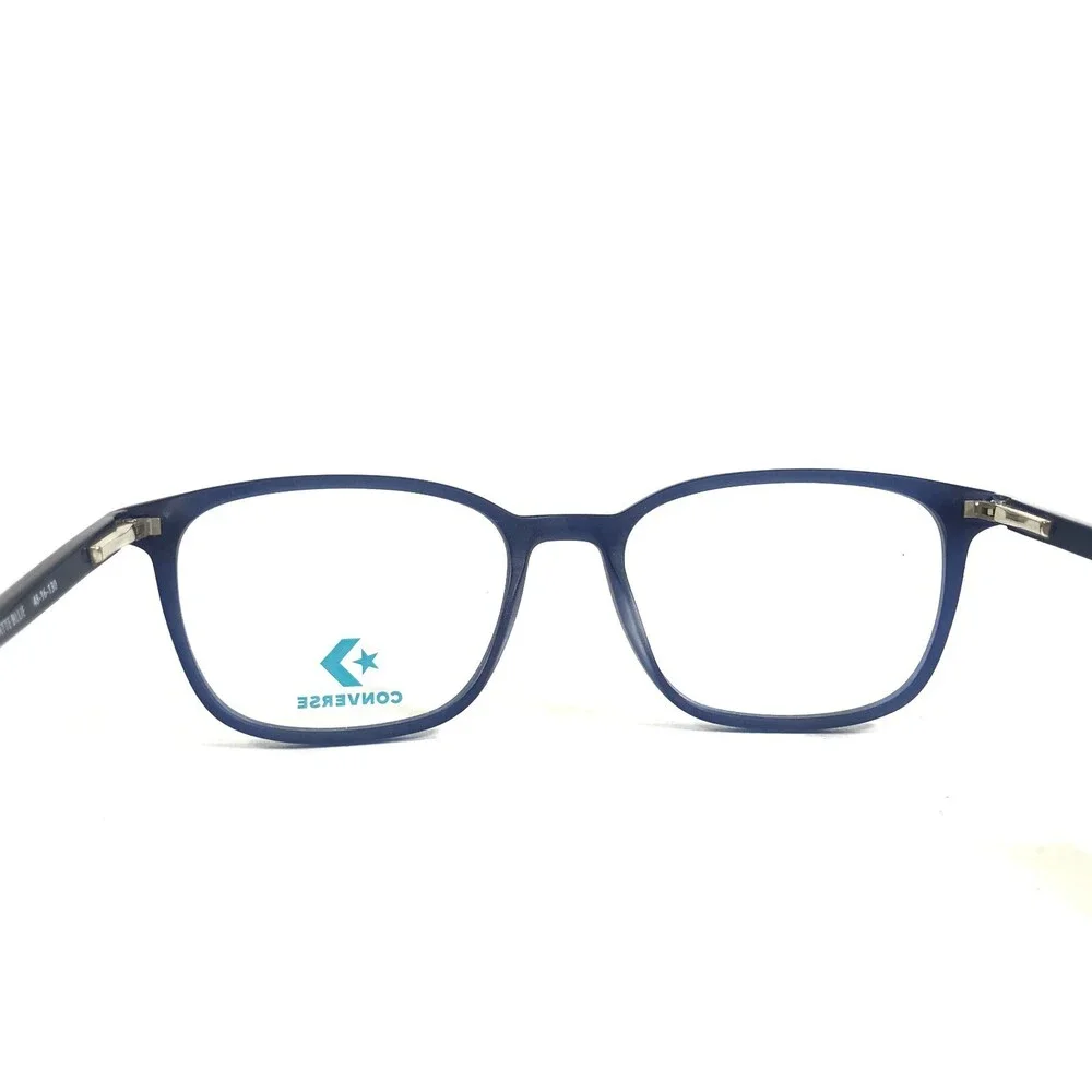 Converse Kids Eyeglasses Frames VCJ006 MATTE BLUE Square Full Rim 48-16-130